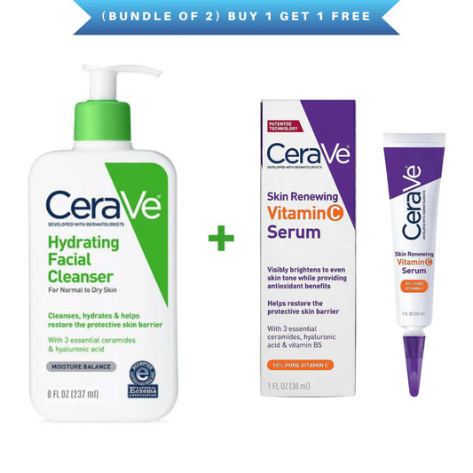 (Bundle of 2) Hydrating Cleanser + Serum